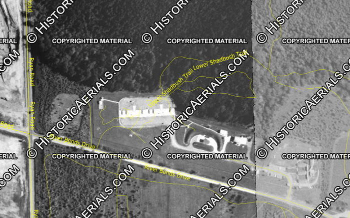 Utica D-06 Nike Missile Site - 1964 Aerial Photo (newer photo)